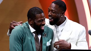 Dwyane Wade Brings His Dad on Stage to End Speech quotWe in the Hall of Fame Dawgquot [upl. by Vivian]