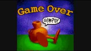 Game Over QBert Game Boy Color [upl. by Nnewg]