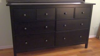 How to assemble an IKEA Dresser part 1 of 3 [upl. by Ahsinuq]