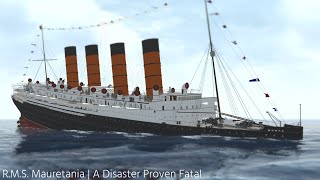 RMS Mauretania  A Disaster Proven Fatal [upl. by Ecyned]