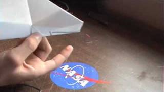 How To make a Paper Airplane with a kf airfoil kf1 [upl. by Neelrad]