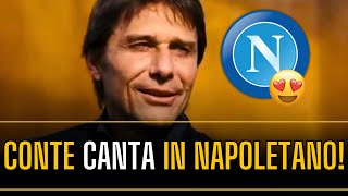 CONTE canta in NAPOLETANO  Il video spopola sul web 😂😍 [upl. by Burta563]