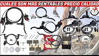 PRECIO CALIDAD CUALES SON MAS CONVENIENTE COMPRAR FRENOS HIDRAULICOS MEDIA CALIDAD CICLISMO MTB [upl. by Pettiford]