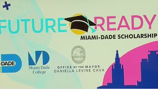 MiamiDade y Miami Dade College anuncian becas para estudiantes de escuelas del condado [upl. by Roleat986]