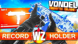 51 KILLS WORLD RECORD in WARZONE with the BEST MP7 CLASS SETUP Vondel Park Warzone [upl. by Ariamoy704]