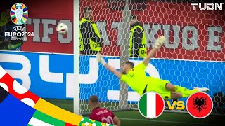 ¡QUIERE SU GOL Chiesa saca un RAYO  Italia 21 Albania  UEFA EURO 2024  J1  TUDN [upl. by Annora238]