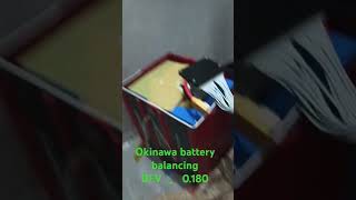 Okinawa praise pro ki battery balancing Dfv  0180v [upl. by Nauqal]