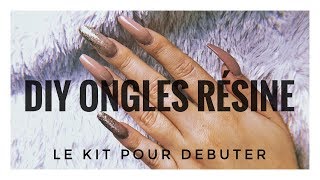 DIY Ongles en résine à la maison le kit de base [upl. by Walli244]