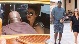 Michael Jordan amp Wife Yvette Prieto Go For A Romantic Stroll In Croatia Amid Yacht Vacation [upl. by Anidnamra770]