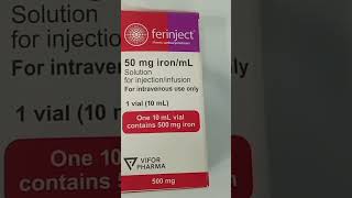 Ferinject Injection Uses in Urdu Ferinject 500mg Injection Ferinject 50mg Injection Ferinject Inj [upl. by Norha506]