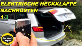 13 How to VW Elektrische Heckklappe nachrüsten  electric tailgate retrofit Passat B8 3G tutorial [upl. by Nolyad]