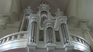 2017 CB Fisk organ  Christ Church Episcopal Philadelphia Pennsylvania [upl. by Polad]