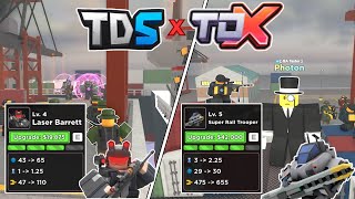 TDX Towers in TDS Hardcore  Roblox [upl. by Leissam]