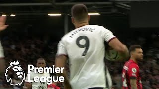 Aleksandar Mitrovic nets Fulham equalizer v Bournemouth  Premier League  NBC Sports [upl. by Leahcimsemaj]