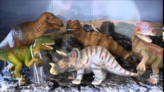 Zacs Schleich Dinosaur Unboxing  Dinosaur Collection [upl. by Asilad]