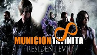 Resident Evil 6 Munición Infinita Para Todas las Armas [upl. by Kirschner]