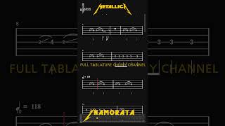 Inamorata  Metallica Bass Tabs By ChamisBass chamisbass metallicabass 72seasons inamorata [upl. by Brand105]