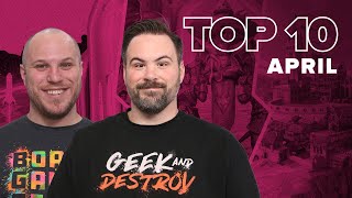 Top 10 Hottest Board Games April 2024  The Best of BGG [upl. by Khajeh]