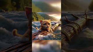 Cat Story Sad  Cat Meme Story kitten catvideo aicat meowmeow shorts [upl. by Rosmarin]