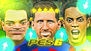 Hice al Mejor BARCELONA De la HISTORIA En el PES 6 [upl. by Ramhaj]