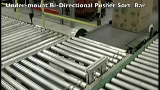 Conveyor Systems  Automated Roller Conveyors  Carton Pushers by SJFcom [upl. by Arramat]