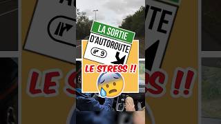 🚘Sortie dautoroute Le Stress 😱permisdeconduire autoecole conduiteonline [upl. by Randie44]