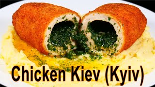 Chicken Kiev｜Chicken Kyiv｜Step by Step Guide to a Perfect Chicken Kiev｜Herbinfused Compound Butter [upl. by Kravits]