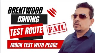 Driving Test Routes  Brentwood Driving Test Centre Mock Test 2024drivingtest drivinglessons uk [upl. by Christenson]