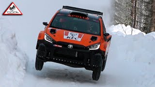 Test Day Rally Sweden 2024  Georg Linnamäe  Toyota GR Yaris Rally2 Passats de canto [upl. by Siward]