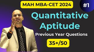 MBA CET24 Day 1 Target 35 In Quantitative Aptitude  PYQ By Rohit sir [upl. by Farnham922]