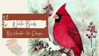 Flipthrough of Winter Birds by Moonstone Ink Designs [upl. by Halivah]