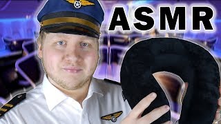 ASMR  Der PILOT begrüßt dich im FLUGZEUG Roleplay auf DeutschGerman [upl. by Philpot]