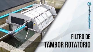 Filtro de Tambor Rotatório Hydrotech [upl. by Yraeht]