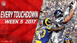 Every Touchdown from Week 5  2017 NFL Highlights [upl. by Richel811]