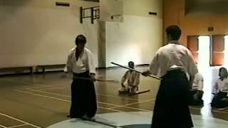 Kawahara Shihan advanced Jo instruction 1995 part 1 [upl. by Sama]