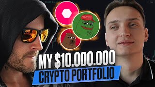 My 10000000 No Bitcoin Crypto Portfolio Neo Tokyo Alex Becker In the Game picks VPP POLKER [upl. by Nenad]