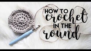 How to crochet in the round for ABSOLUTE beginners  Tutorial  Kay Krochets [upl. by Lizette]