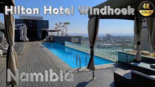 Hilton Hotel Windhoek Windhuk Namibia 4k windhoek namibia [upl. by Ihteerp794]