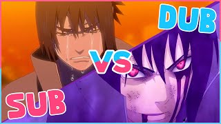 Sasuke Uchiha  NORMIES DECIDE Sub vs Dub [upl. by Sheley]