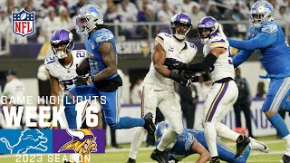 Detroit Lions vs Minnesota Vikings  2023 Week 16 Game Highlights [upl. by Aidyn]