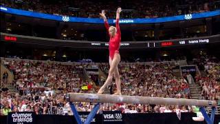 Nastia Liukin  Balance Beam  2008 Olympic Trials  Day 2 [upl. by Atinaw]