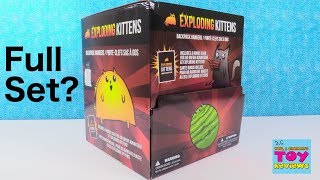 Exploding Kittens Game Backpack Hangers Blind Bag Toy Review Opening  PSToyReviews [upl. by Ihcas]