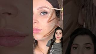 Shocking Instant Face Lift Hack makeup makeuptricks contourhack skincaretips thelifestylevogue [upl. by Conlan]