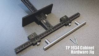 How To Install Cabinet Hardware Cabinet Door Handles with the TP1934 [upl. by Jojo]