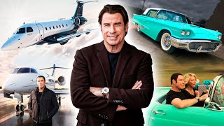 John Travolta Lifestyle  Net Worth Fortune Car Collection Mansion [upl. by Ayr]