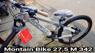 Sepeda Gunung 275 Genio M 342 Buat Pemula Shimano Equipment  Beginner Mountain Bike [upl. by Yehs]