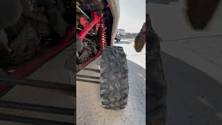 How did that screw fit in the tire 🤔 offroad offroading canam satisfying [upl. by Rebna]