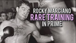 Rocky Marciano RARE Training In Prime [upl. by Rubie]