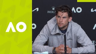 Dominic Thiem quotI was almost on my way homequot press conference 3R  Australian Open 2021 [upl. by Fabrin444]