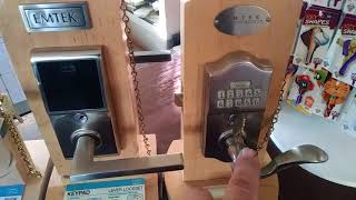 Emtek electronic lock review by Steves locksmith [upl. by Mundford]